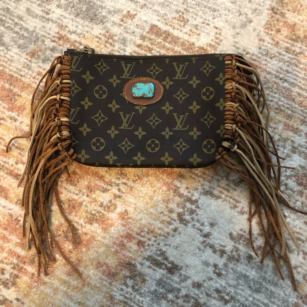 Vintage Western Boho Clutch